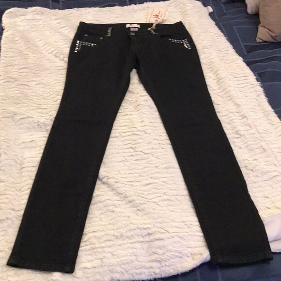 Black studded Jake jeans - Picture 1 of 6